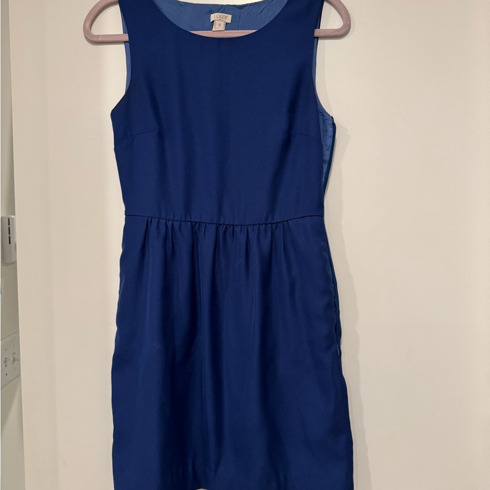 J. Crew Classic Blue Dress